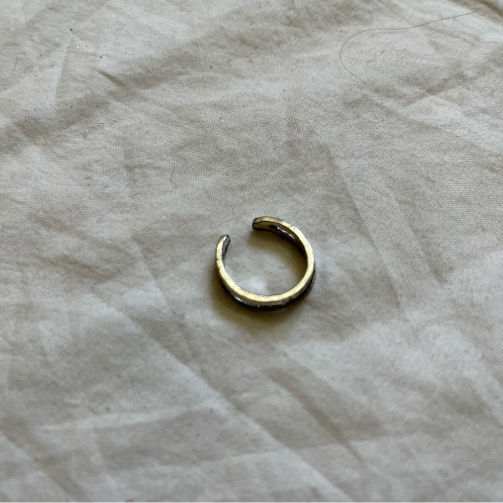 ⛓️silver double ring⛓️ - Picture 2 of 2